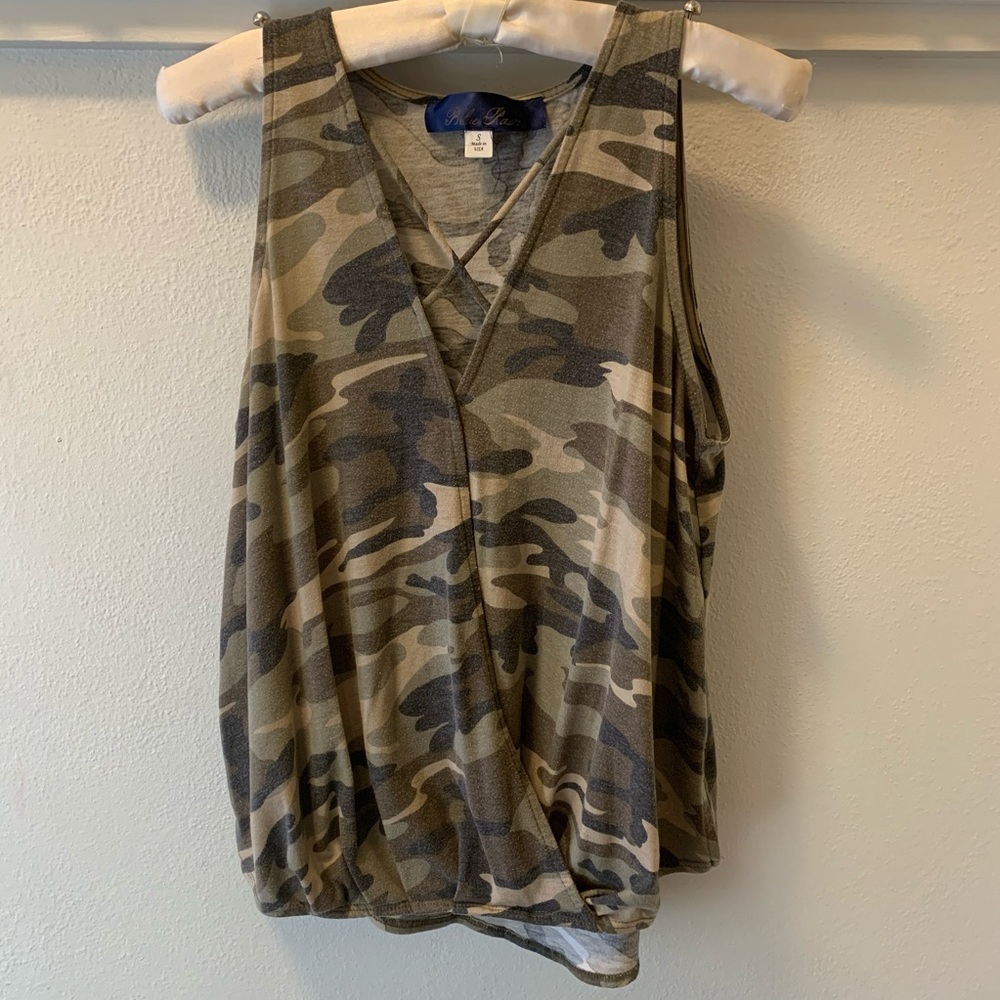 Camo tank top